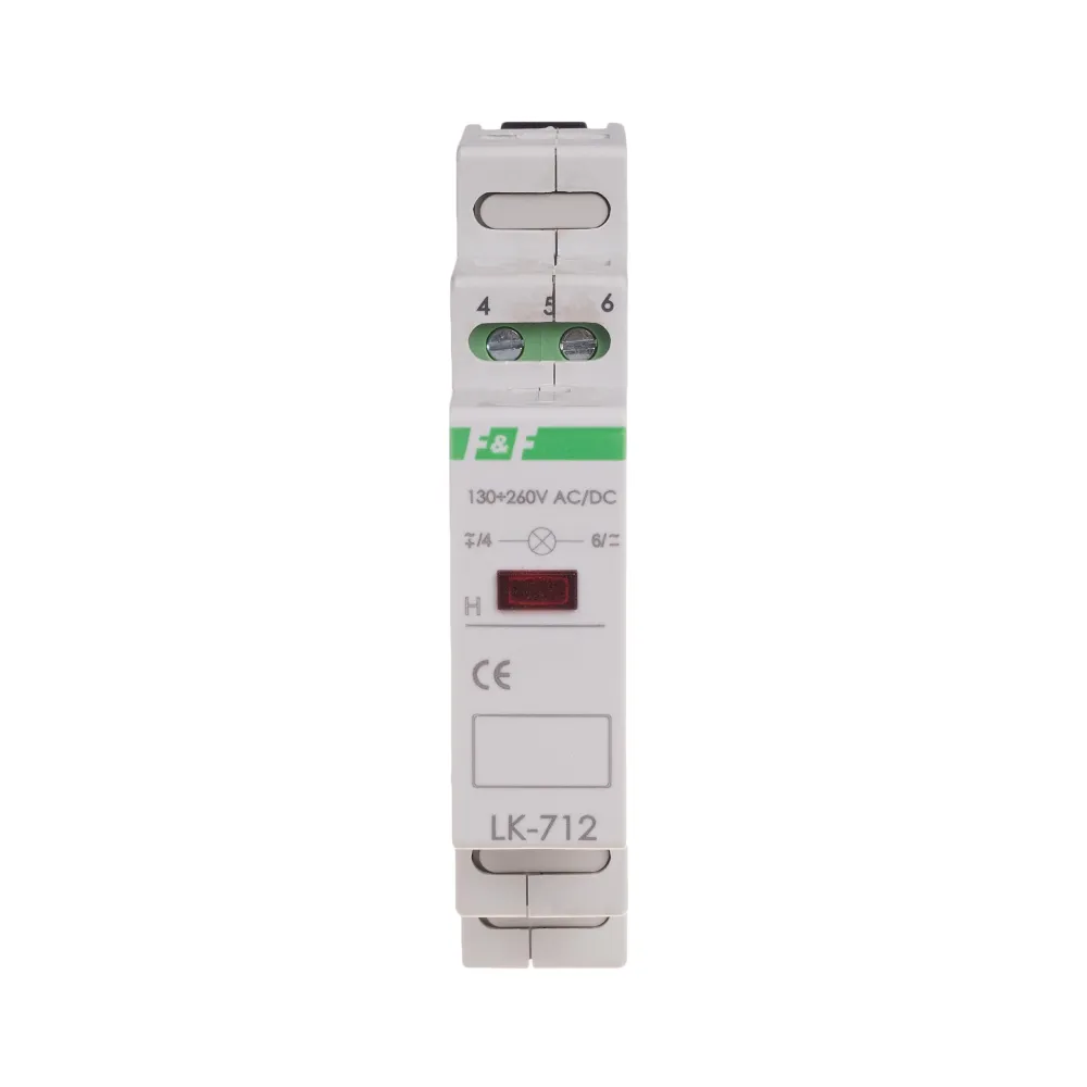 LK-712R lampka sygnalizacyjna modułowa 10-30V AC/DC czerwona