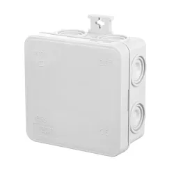 E7 puszka hermetyczna NT 75x75x39 IP55 7 membran szary