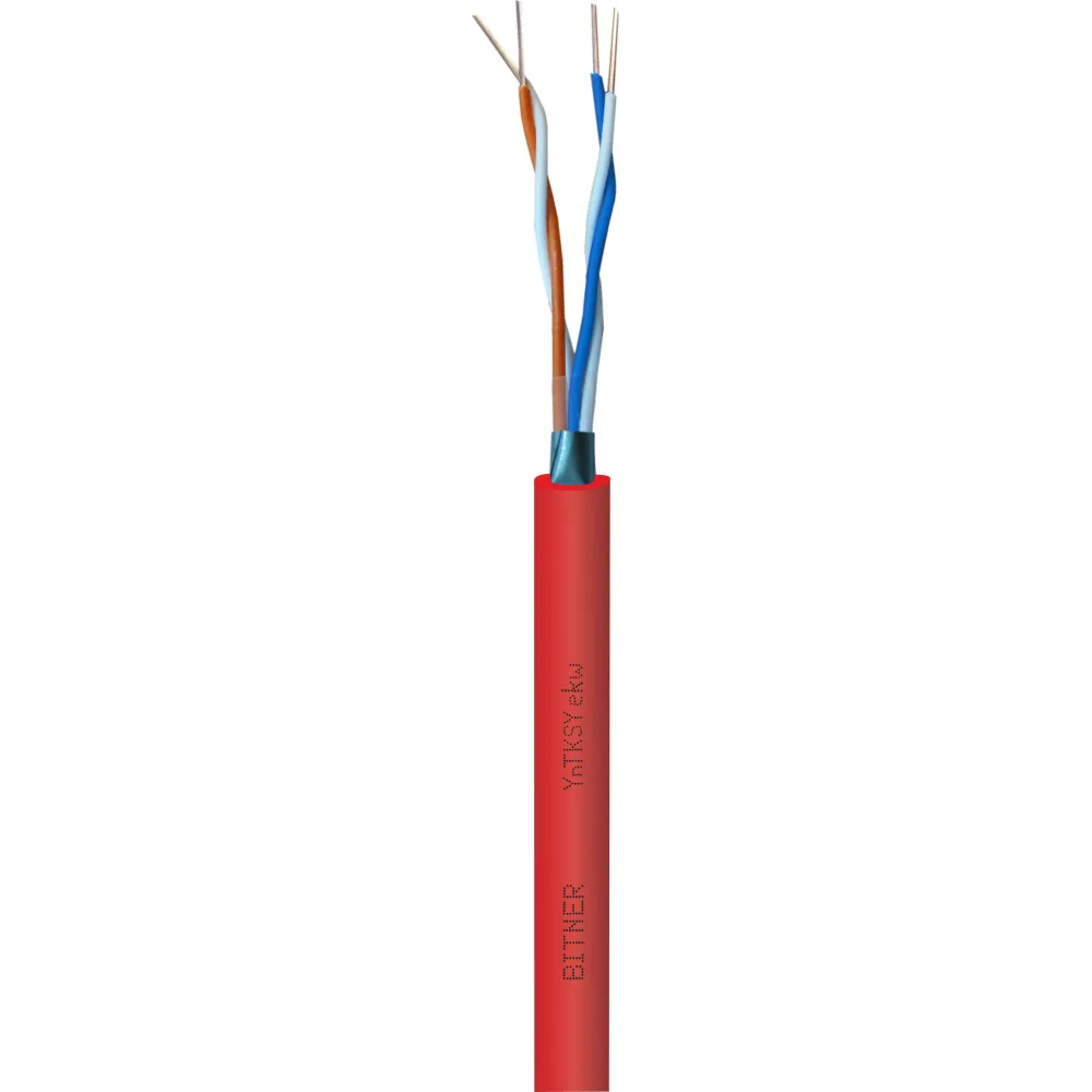 YNTKSYEKW 4x2x0.8 red fire alarm cable