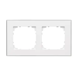 Simon 55 Duo white/gold frame 2x – style and quality