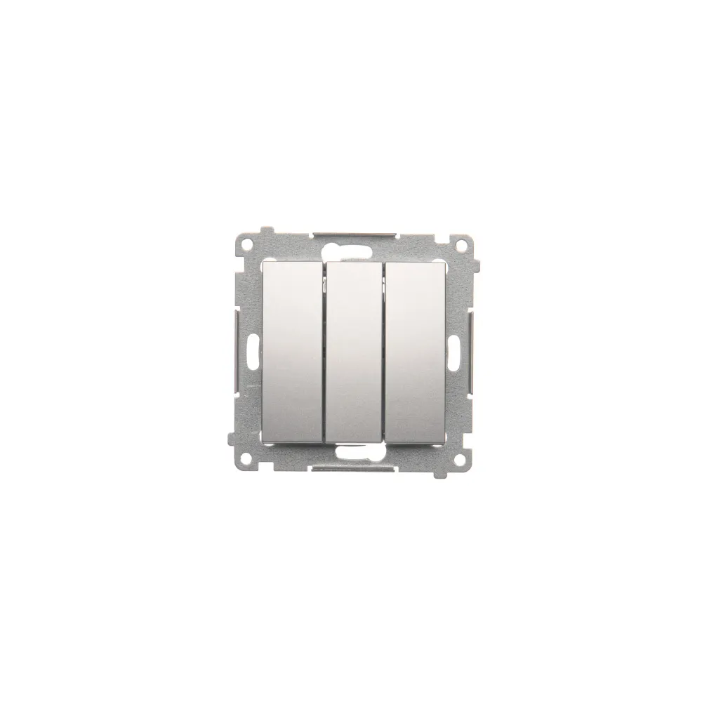 Simon 54 module silver matte connector 3x spring terminals 10AX 250