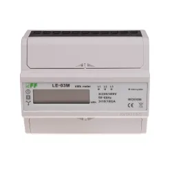 LE-03M digital energy meter 3-phase 10/100A Modbus RS-485 MID
