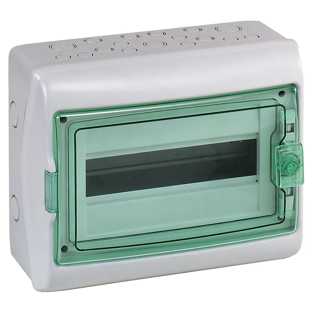Kaedra IP65 surface-mounted enclosure KDR-1-12-NT-T transparent door