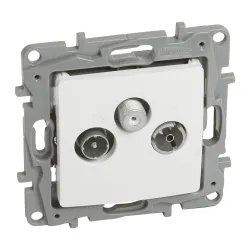 Niloe 2 module white RTV-SAT end socket 1.5dB - reliable socket