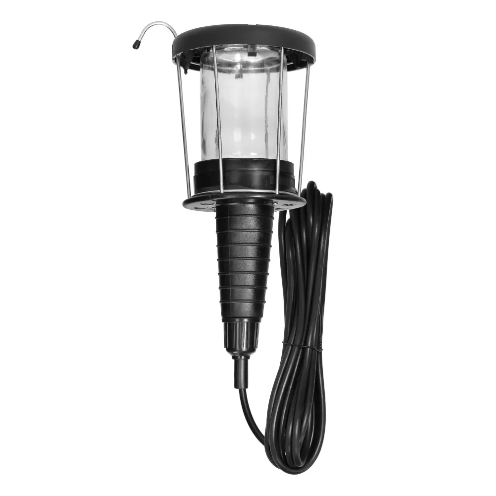 Lampa warsztatowa 1x E27 max. 60W z szklanym kloszem