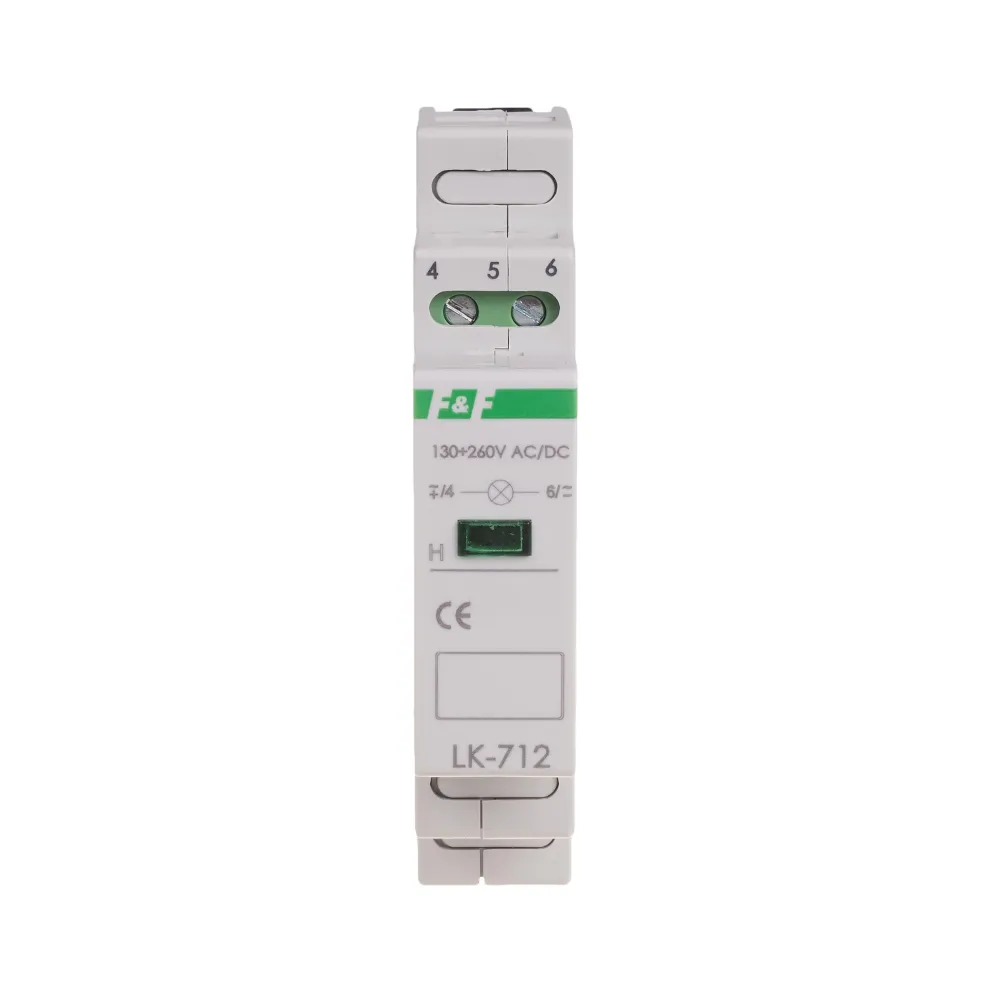 LK-712G LAMPKA SYGNALIZACYJNA modułowa zielona 130-260V