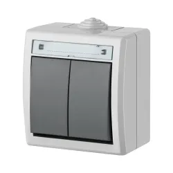 Aquant 2K szary łącznik NT seryjny IP55 10AX 250V