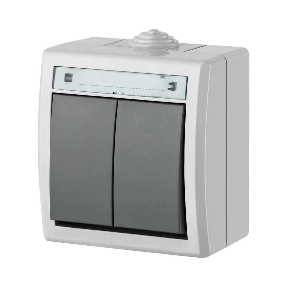 Aquant 2K szary łącznik NT seryjny IP55 10AX 250V
