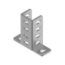 PVC 5.0mm channel base – durable structural element