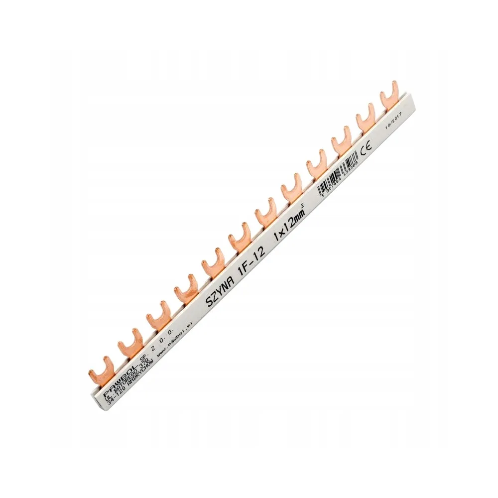 S-12 fork-type busbar 63A 1P 12M 12mm2 - reliable busbar