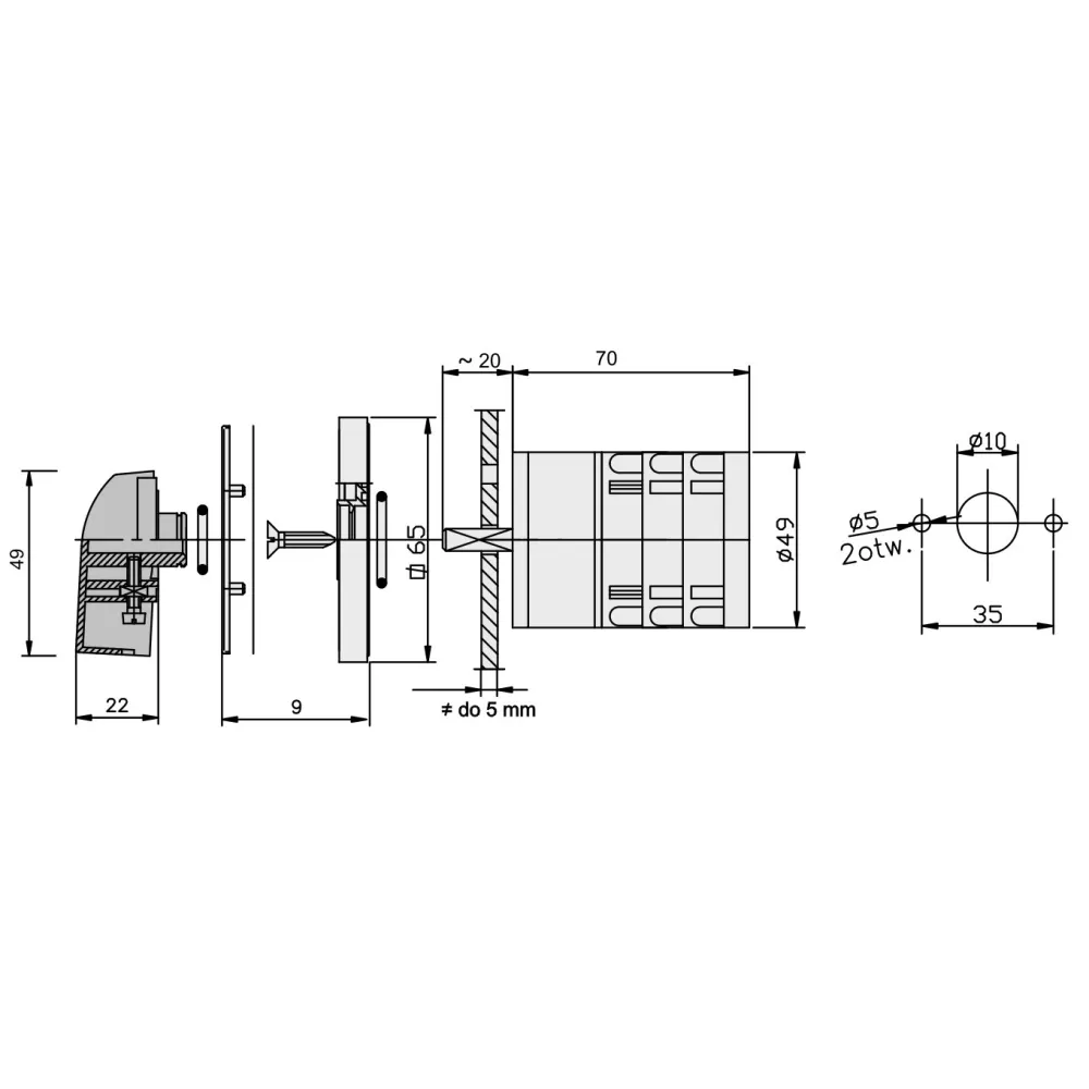 E16-42 L-0-P Cam Switch 16A IP65 – a reliable choice