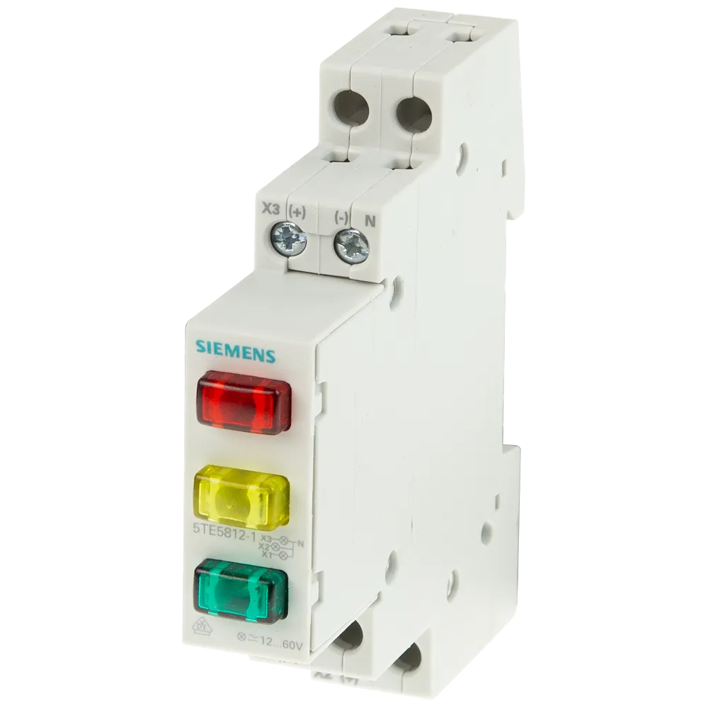 Signal lamp 5TE5 3x LED 230V AC red/yellow/green