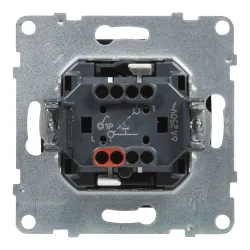 SunO 2 moduł czarny przycisk "dzwonek" 6A 250V - niezawodny przyc