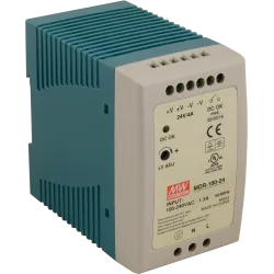 MDR DIN rail power supply 100W 4.0A 24V DC