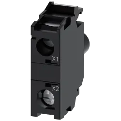 Sirius ACT LED block 230V AC - front mounting, green