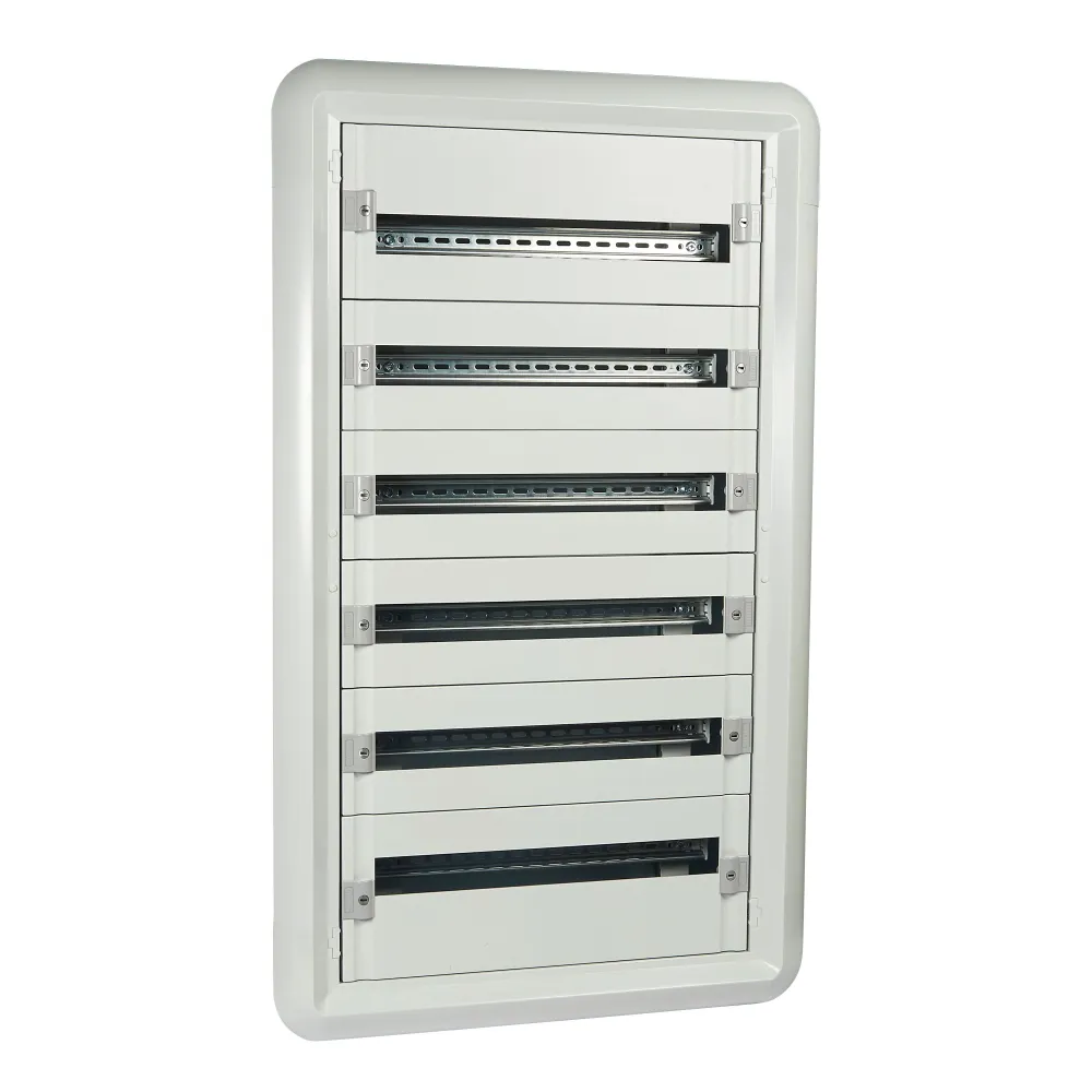 XL3 160 metal distribution board - sturdy recessed distribution panel