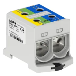 Through busbar connector 2x AL/CU 25-150mm2 1000V AC/1500V DC