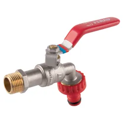 F-Comfort 1/2" ball valves with quick coupling