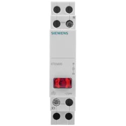 5TE5 lampka sygnalizacyjna modułowa 1x LED czerwony 230V AC