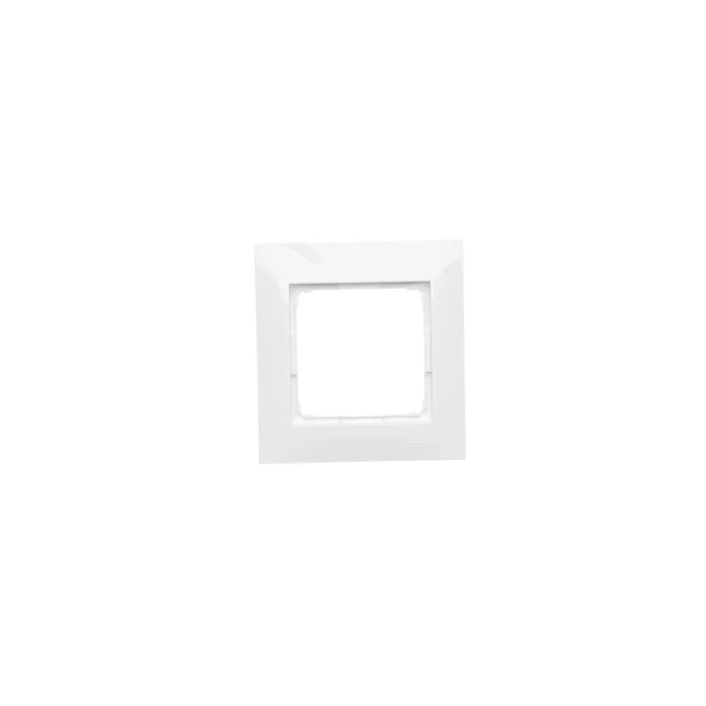 Simon 54 Premium white/gypsum frame 1x – modern electrical fittings