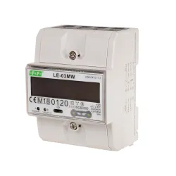 LE-03MW dwutaryfowy licznik energii elektrycznej 3F Modbus RTU