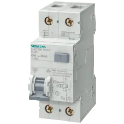 Residual current circuit breaker 5SU1 B10A/30MA/AC 1P+N – reliable protection