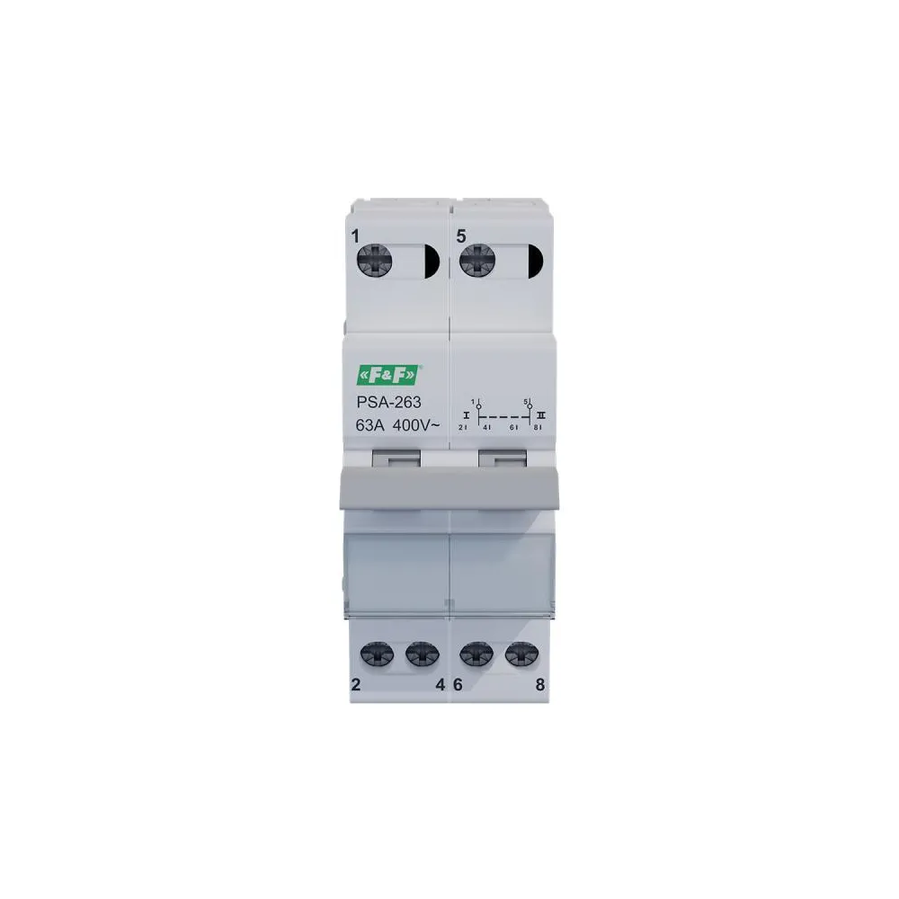 PSA-263 Installation switch mains-generator 63A 2P 4M