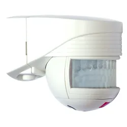 LU-LC-CLICK-200 Biały czujnik ruchu PIR 200° 12m IP44