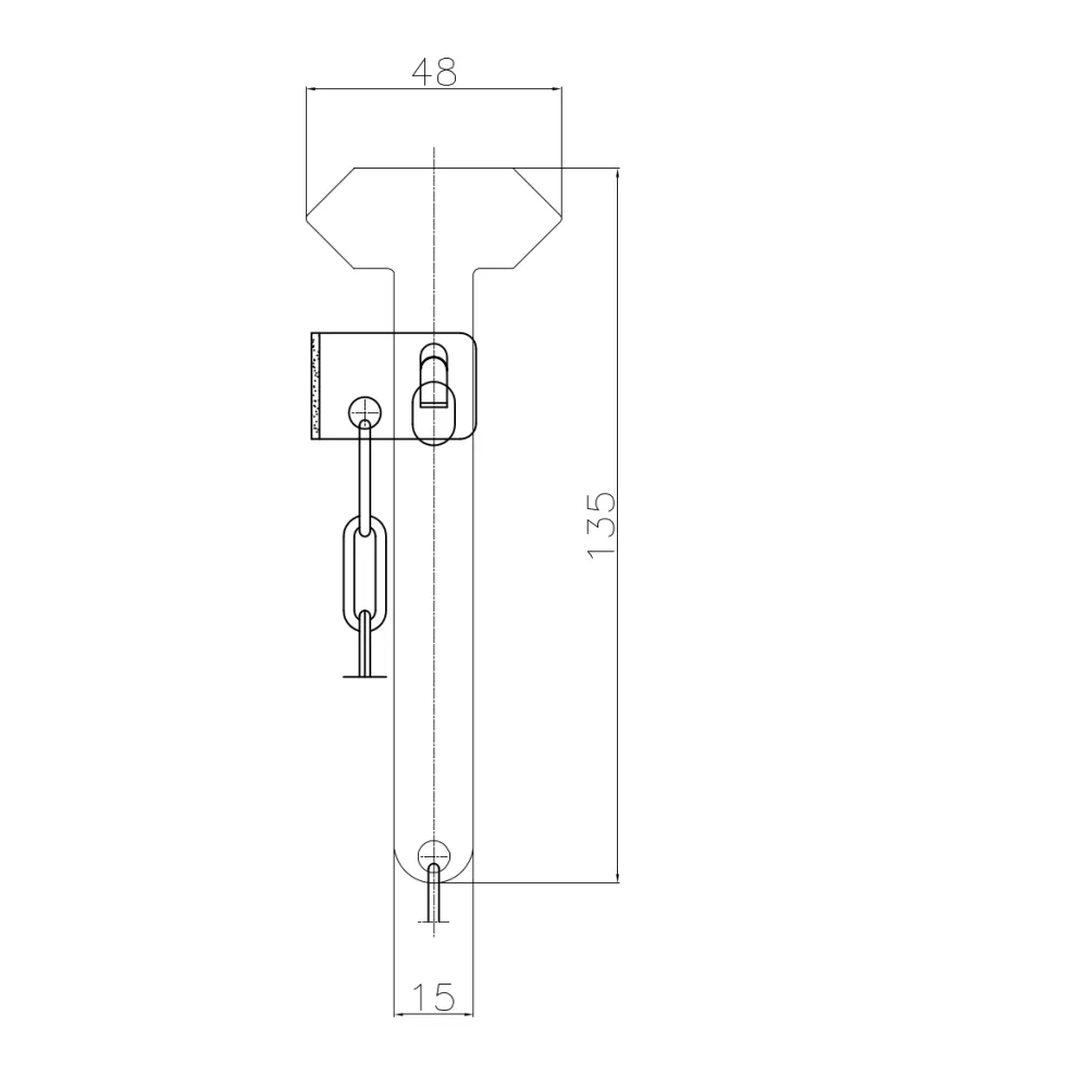 Hammer with angled hanger set zinc-plated - practical tool