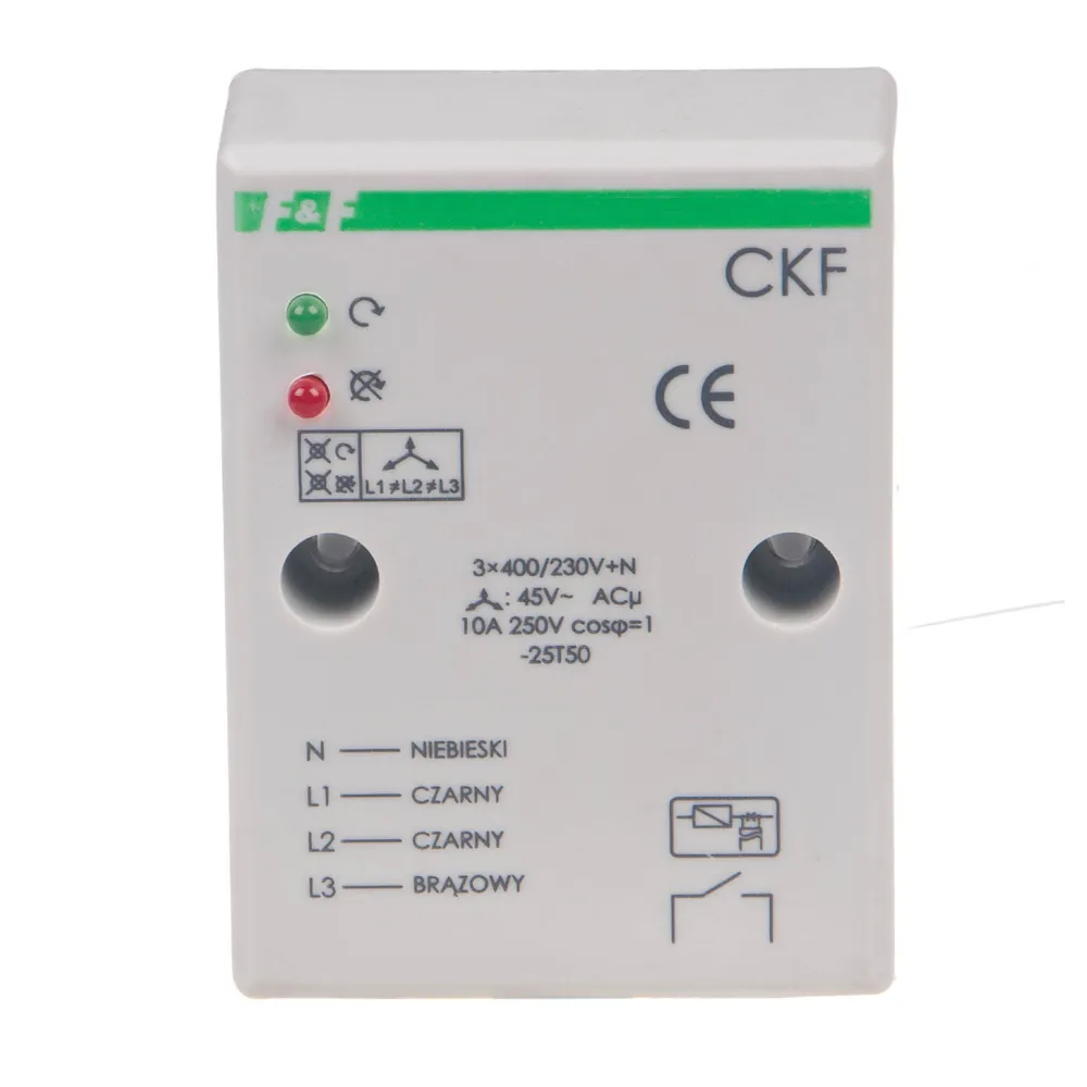 CKF Phase sequence and phase loss sensor 10A panel-mounted