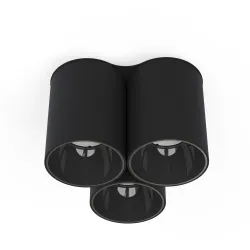 Eye Tone III czarny oprawa sufitowa spot NT 3x GU10/10W