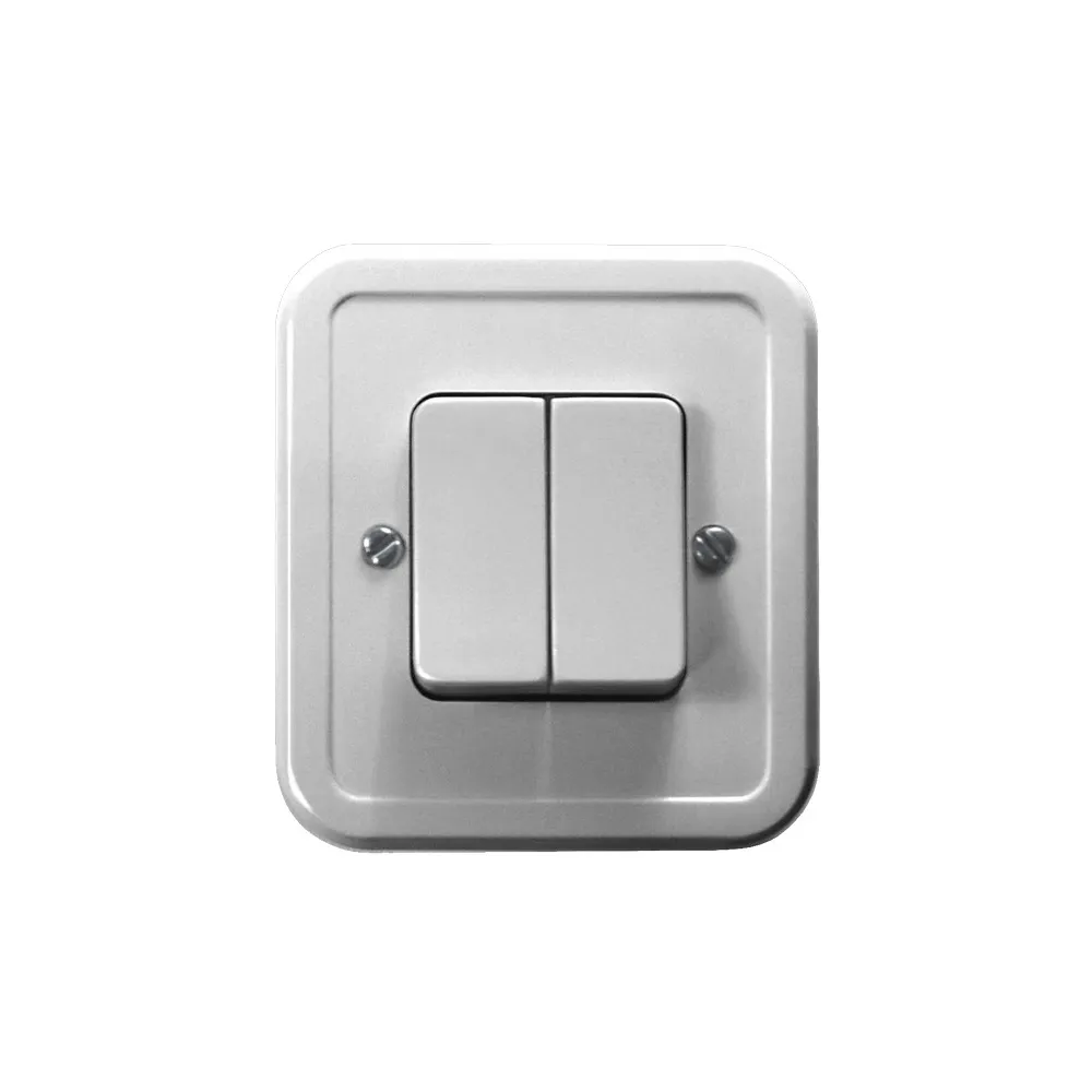 Connector 472/N PI white - 6A 250V, jaw-type electrical switch