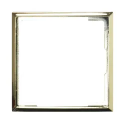 Aria gold sparkle decorative frame for 1x sockets - style and elegance