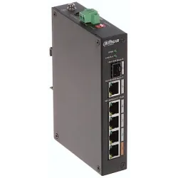 Switch przełącznik sieciowy 4 portów PoE interfejsy - szybka sieć