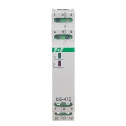 BIS-412 przekaźnik impulsowy bistabilny grupowy 16A 230V AC