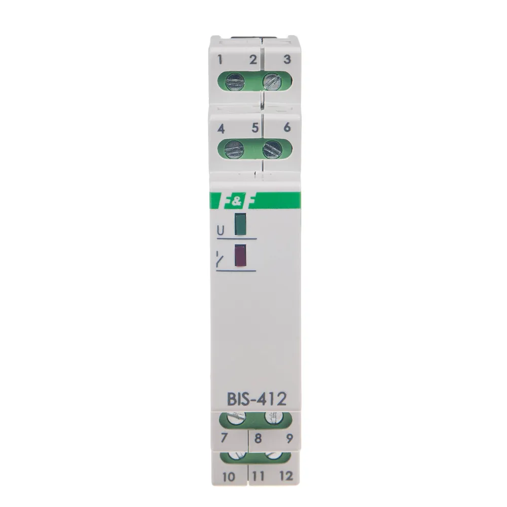 BIS-412 przekaźnik impulsowy bistabilny grupowy 16A 230V AC