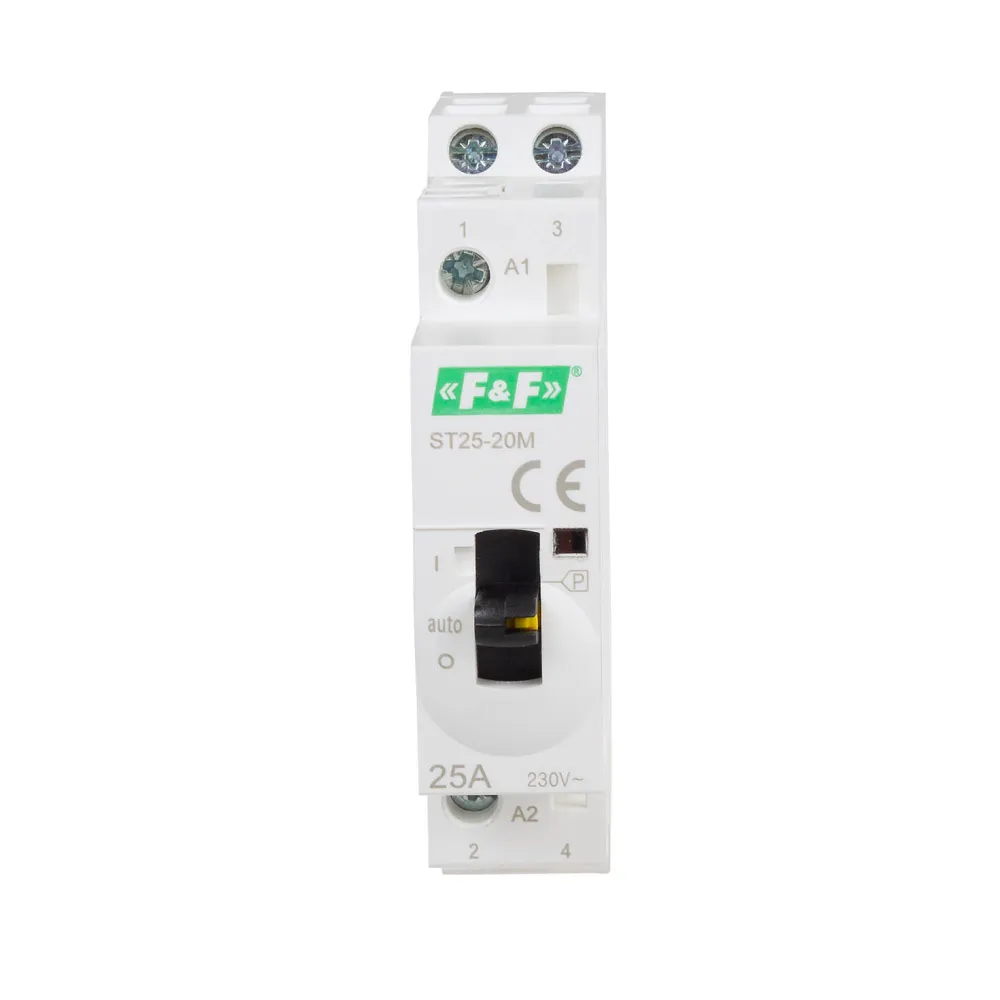 ST25-20-M Stycznik modułowy 25A 2xNO 250V AC - niezawodne sterowa