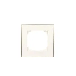 Simon 55 Duo white/gold frame 1x – modern design and durability