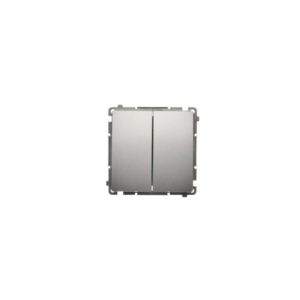 Simon Basic moduł srebrny mat łącznik szeregowy 10AX 250V