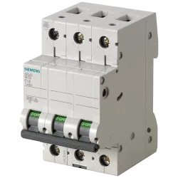 Circuit breaker 5SL C 20A 3P 3M 6KA – reliable protection