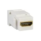 White module 1x HDMI socket - practical HDMI solution