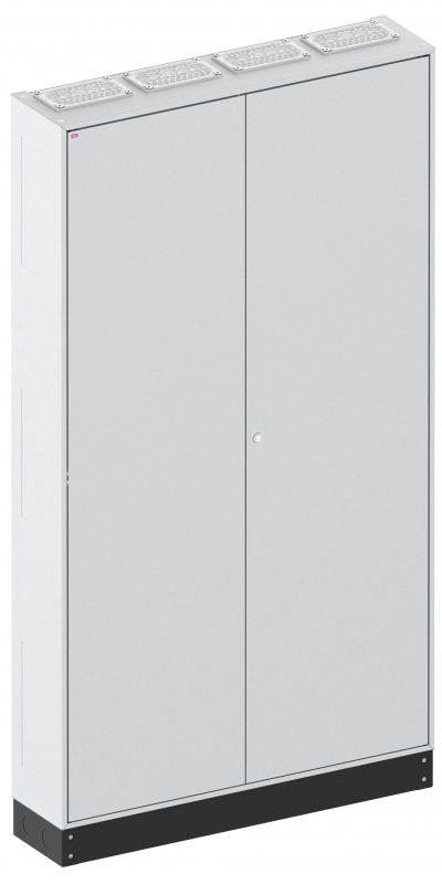 LXN250 4-12 PHN1 OBUDOWA METALOWA STOJĄCA PUSTA 1850X1050X250+ COKÓŁ IP41 KL.I SZARY