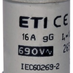 22X58 16A GG WKŁADKA TOPIKOWA CYLINDRYCZNA ZWŁOCZNA