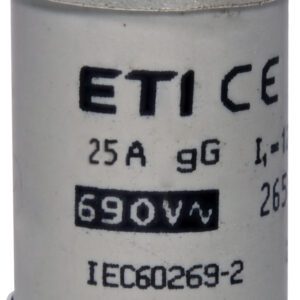 22X58 25A GG WKŁADKA TOPIKOWA CYLINDRYCZNA ZWŁOCZNA