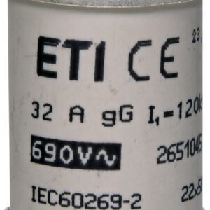 22X58 32A GG WKŁADKA TOPIKOWA CYLINDRYCZNA ZWŁOCZNA