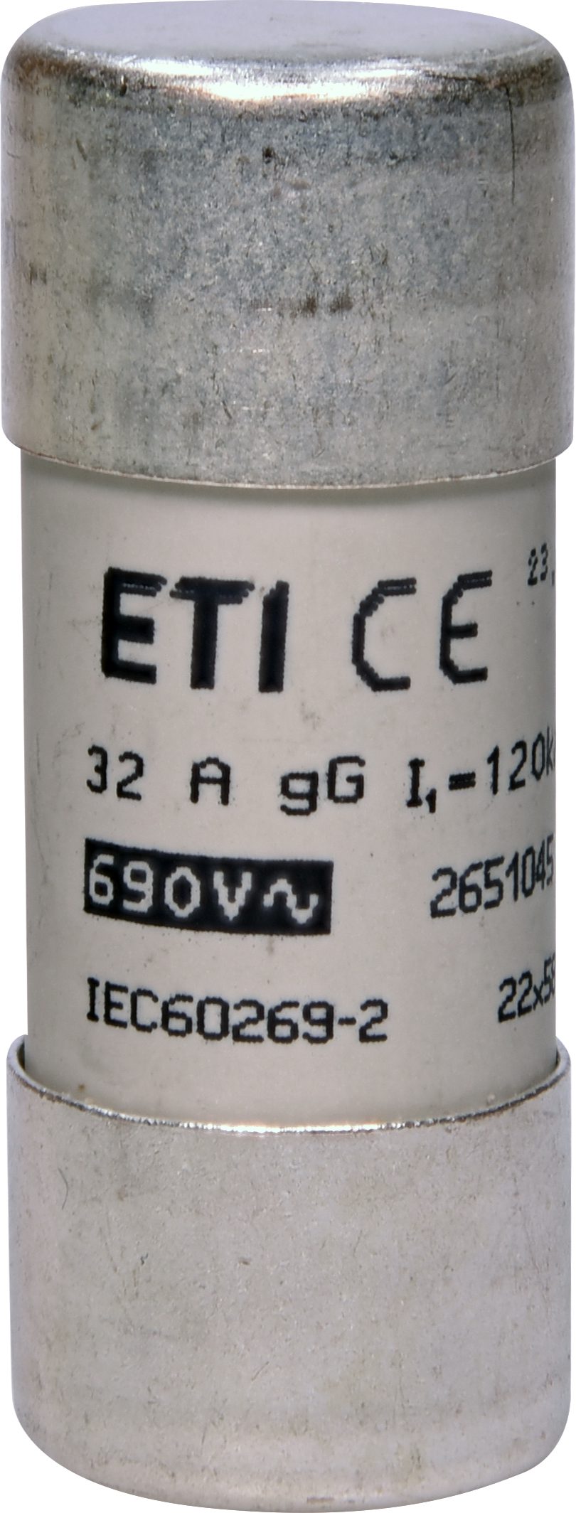 22X58 32A GG WKŁADKA TOPIKOWA CYLINDRYCZNA ZWŁOCZNA