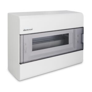 SRN-12 MAX ROZDZIELNIA PLASTIKOWA NT 12M 1X 12M N+PE 218V198X95 IP40 DRZWI DYMNE BIAŁY