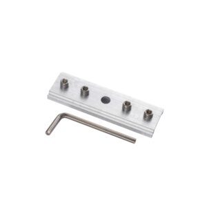 LVM TRACK BUCKLE CONNECTOR SILVER MOUNTING CLIP FOR MAGNETIC RAILS IP20 ALUMINUM