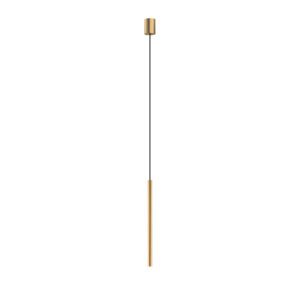 LASER 490 SATIN GOLD PENDANT LIGHT 1X G9/10W IP20 PAINTED STEEL