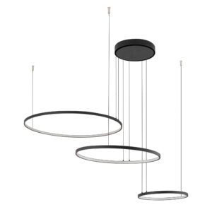 CIRCOLO LED BLACK/WHITE PENDANT LIGHT LED 45W 4000K 1800LM IP20 ALUMINUM/PAINTED STEEL/PC